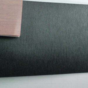Showroom Display Film — Brushed Metallic Black Extra-Thick (050)